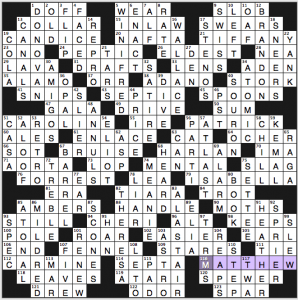 Merl Reagle Sunday crossword solution, 5 18 14 "Spaced-Out People"