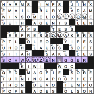 NY Times crossword solution, 5 14 14, no. 0514