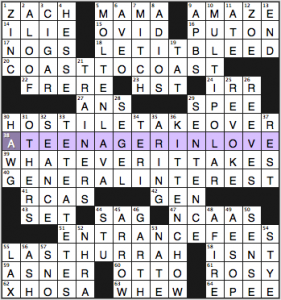 NY Times crossword solution, 5 16 14, 0516