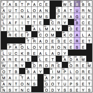 NY Times crossword solution, 5 17 15, no. 0517