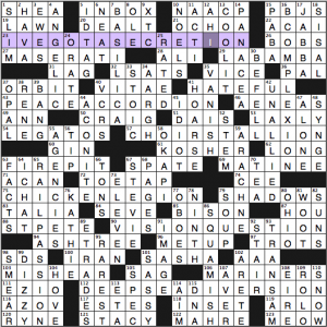 CRooked Crossword solution, 5 18 14 "Ionization"