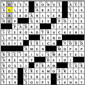 CrosSynergy/Washington Post crossword solution, 05.13.14: "Stir the Porridge"