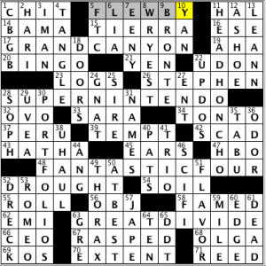 CrosSynergy/Washington Post crossword solution, 06.12.14: "Terrific!"