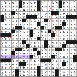 NY Times crossword solution, 6 22 14 "DIme Store"
