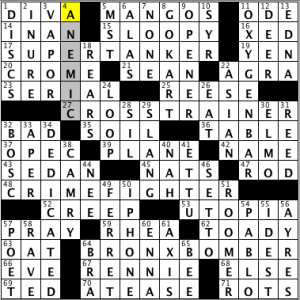 CrosSynergy/Washington Post crossword solution, 06.07.14: "Ready For Takeoff"