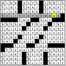 CrossSynergy/Washington Post crossword solution, 06.18.14: "Talk Turkey"