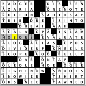 CrosSynergy/Washington Post crossword solution, 06.10.14: "Cheer Up"