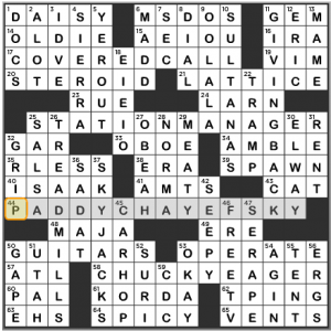 Washington Post / CrosSynergy crossword solution, 7 19 14 "Wagon Hitches"