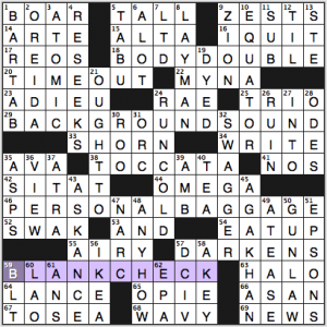 NY Times crossword solution, 7 23 14, no. 0723