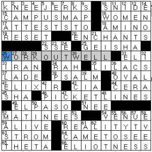 Newsday crossword solution, 7 12 14 "Saturday Stumper" by Frank Longo