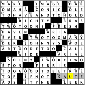 CrosSynergy/Washington Post crossword solution, 07.22.14: "6 x (2 + 2)"