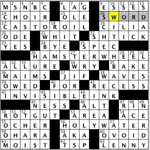 CrosSynergy/Washington Post crossword solution, 07.08.14: "All's Well That Ends Well"