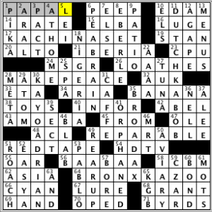 CrosSynergy/Washington Post crossword solution, 07.18.14: "Ka-Ching!"