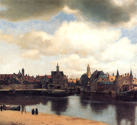 view of delft (jan vermeer 1660-61)