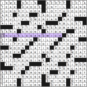 Merl Reagle Sunday crossword solution, 8 17 14 "Celebrity Food Fight"