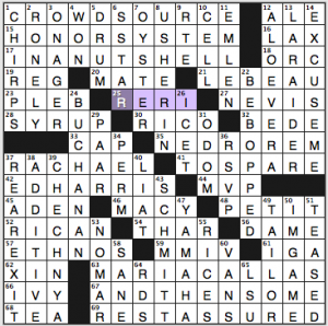 NY Times crossword solution, 8 29 14, no. 0829