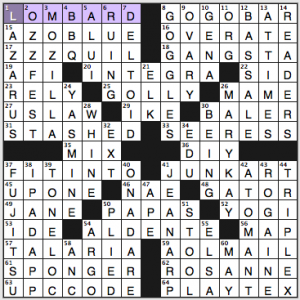 NY Times crossword solution, 8 30 14, no. 0830