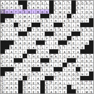 Merl Reagle crossword solution, 8 24 14 "Mad Movie Mania"
