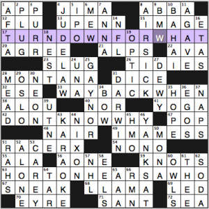 Jonesin' crossword solution, 8 12 14 "Any Questions?--save them until the end." 