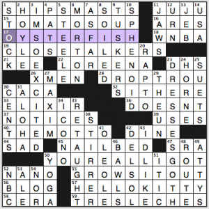 Jonesin' crossword solution, 8 26 14 "Freetown"