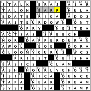 CrosSynergy/Washington Post crossword solution, 08.27.14: "You Are Here"