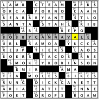 CrosSynergy/Washington Post crossword solution, 08.14.14: "Copperheads"