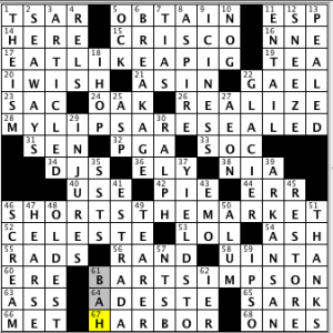 CrosSynergy/Washington Post crossword solution, 08.09.14: "Clothes Line"