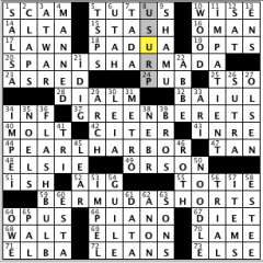 CrosSynergy/Washington Post crossword solution, 09.08.14: "Know Your Onions"