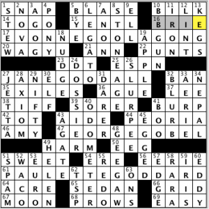 CrosSynergy/Washington Post crossword solution, 09.05.14: "Inner Self"