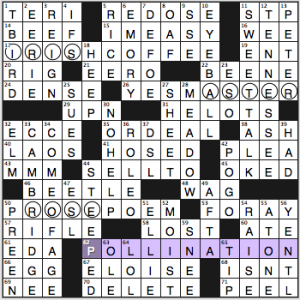 NY Times crossword solution, 9 17 14, no. 0917
