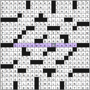 Merl Reagle's Sunday crossword solution, 9 14 14 "A Kinder, Gentler Puzzle"