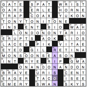 NY Times crossword solution, 9 16 14, no. 0916