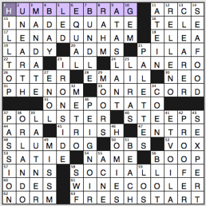 NY Times crossword solution, 9 19 14, no. 0919