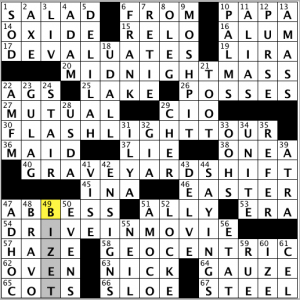 CrosSynergy/Washington Post crossword solution, 10.29.14: "Wait Until Dark"