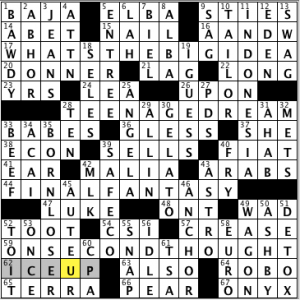 CrosSynergy/Washington Post crossword solution, 10.06.14: "It's All in Your Mind"