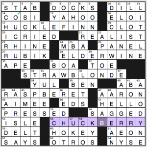 NY Times crossword solution, 10 15 14, no. 1015