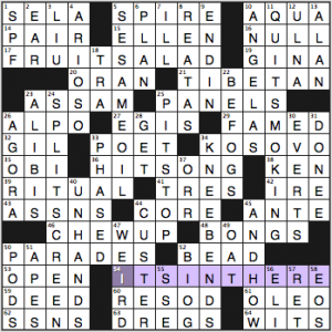 NYT crossword solution, 10 29 14, no. 1029