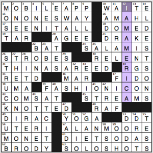 NY Times crossword solution, 10 17 14, no. 1017
