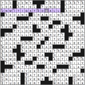 Merl Reagle crossword solution, 10 19 14 "Cliche Couples, Revisited"