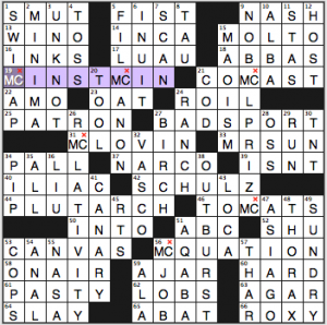 NY Times crossword solution, 10 2 14, no. 1002
