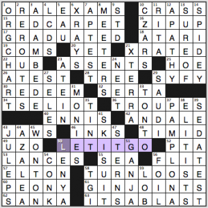 NY Times crossword solution, 10 24 14, no. 1024