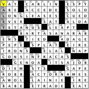 CrosSynergy/Washington Post crossword solution, 10.11.14: "There's Been an Earthquake in California!"