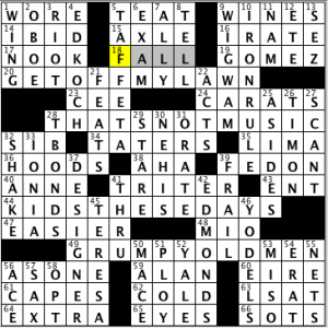 CrosSynergy/Washington Post crossword solution, 10.20.14: "Generation Gap"