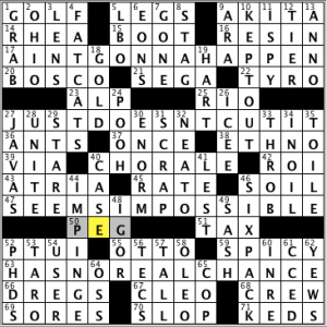 CrosSynergy/Washington Post crossword solution, 10.04.14: "Bleak Outlook"