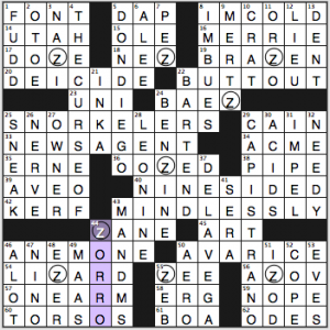 NY Times crossword solution, 11 20 14, no. 1120