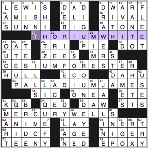 NY Times crossword solution, 12 10 14, no. 1210