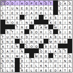 NY Times crossword solution, 12 5 14, no. 1205