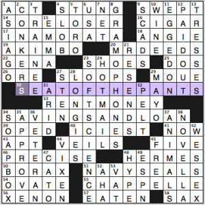 NY Times crossword solution, 12 26 14, no. 1226
