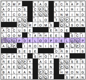 NY Times crossword solution, 12 30 14, no. 1230