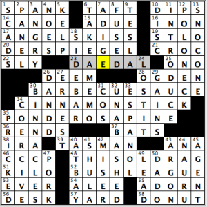 Bob Klahn's Sunday Challenge crossword solution, 12.14.14